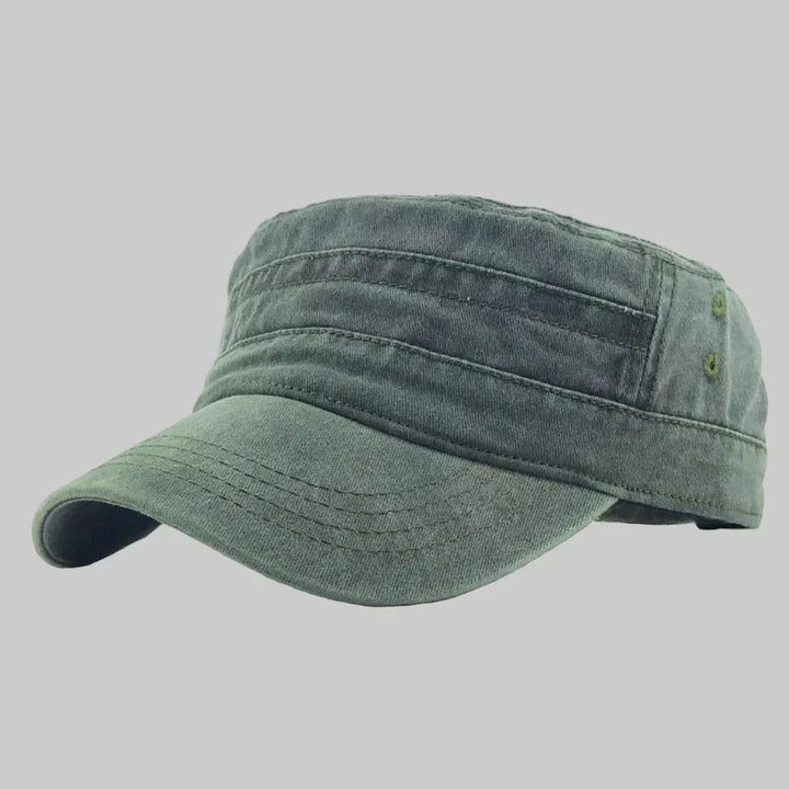 Retro Army-muts voor heren – klassieke militaire stijl met moderne accenten