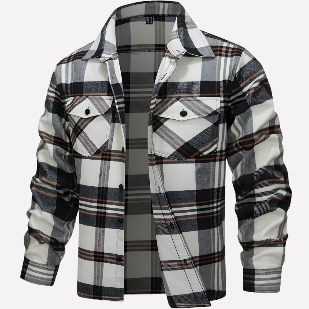 Heren Plaid Flanellen Shirt