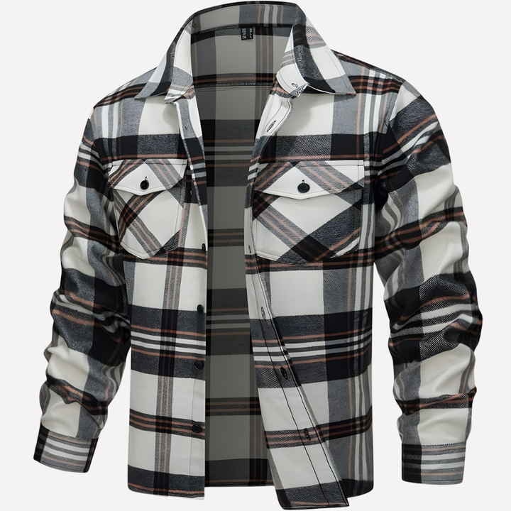 Heren Plaid Flanellen Shirt