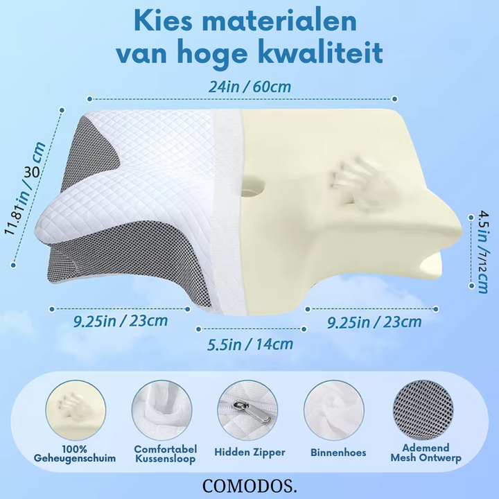 OrthoDream™-Steunkussen |  Pijnvrij Wakker Worden