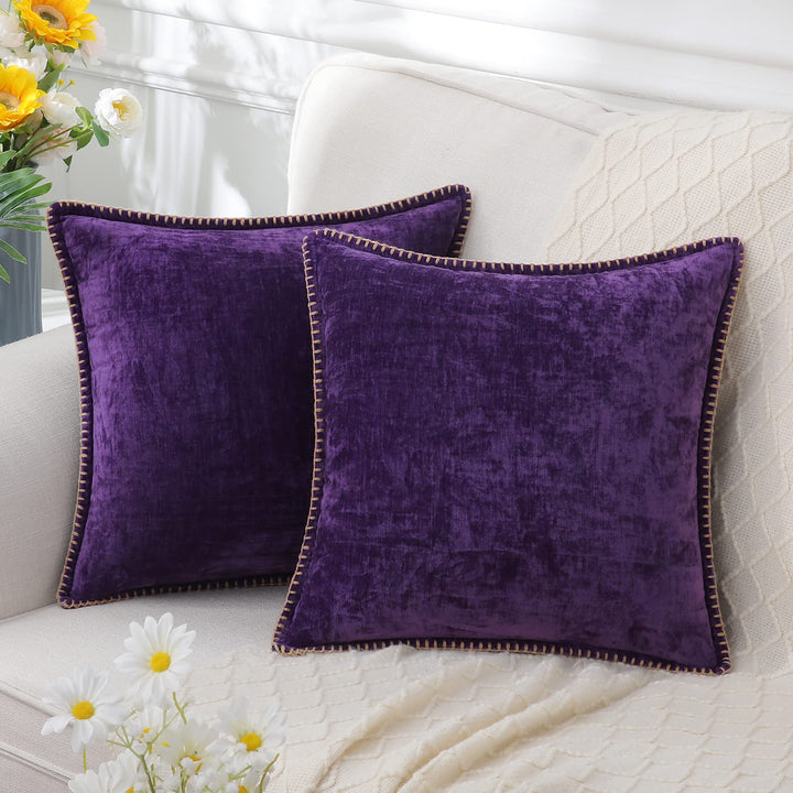 CozyNest - Zachte Chenille Kussenhoes 45x45cm Luxe Decoratie voor Bank & Woonkamer