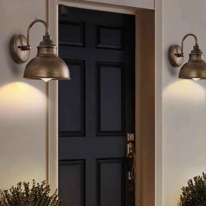 BrightGlow - Moderne Vintage Buitenlamp Weerbestendig & Energiezuinig