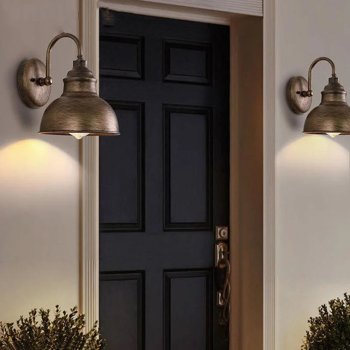 BrightGlow - Moderne Vintage Buitenlamp Weerbestendig & Energiezuinig