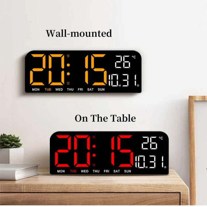 SmartTime - Digitale Wandklok Met Temperatuur, Datum en Alarmfunctie