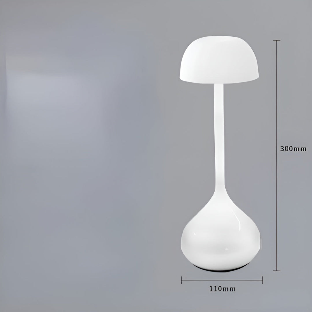 GlowBright - Draadloze Dimbare LED Tafellamp Met Stijlvol Paddenstoelontwerp