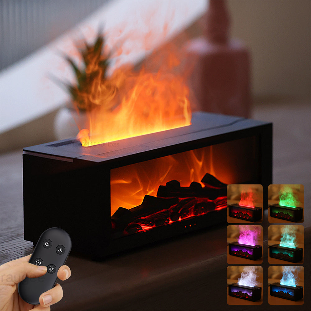 3D vlam diffuser met afstandsbediening en 7 kleuren, 150 ml