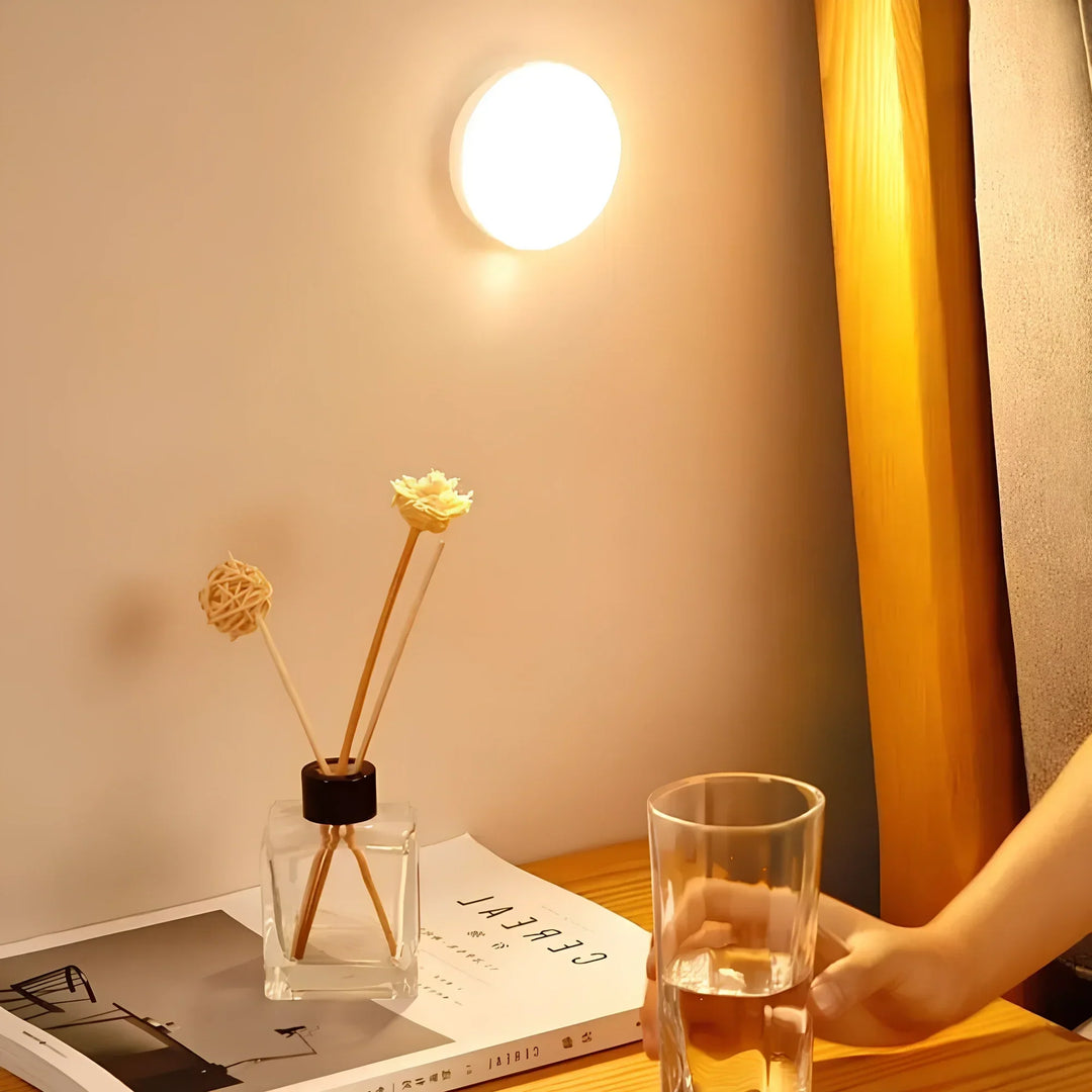Lamp met automatische bewegingsdetectie, compacte binnenverlichting
