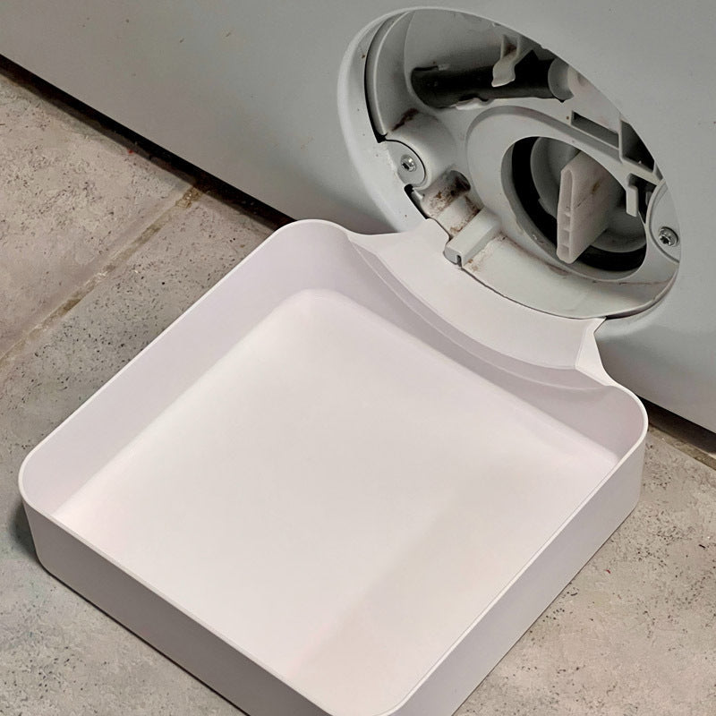 Afvoerbak voor wasmachine om water op te vangen