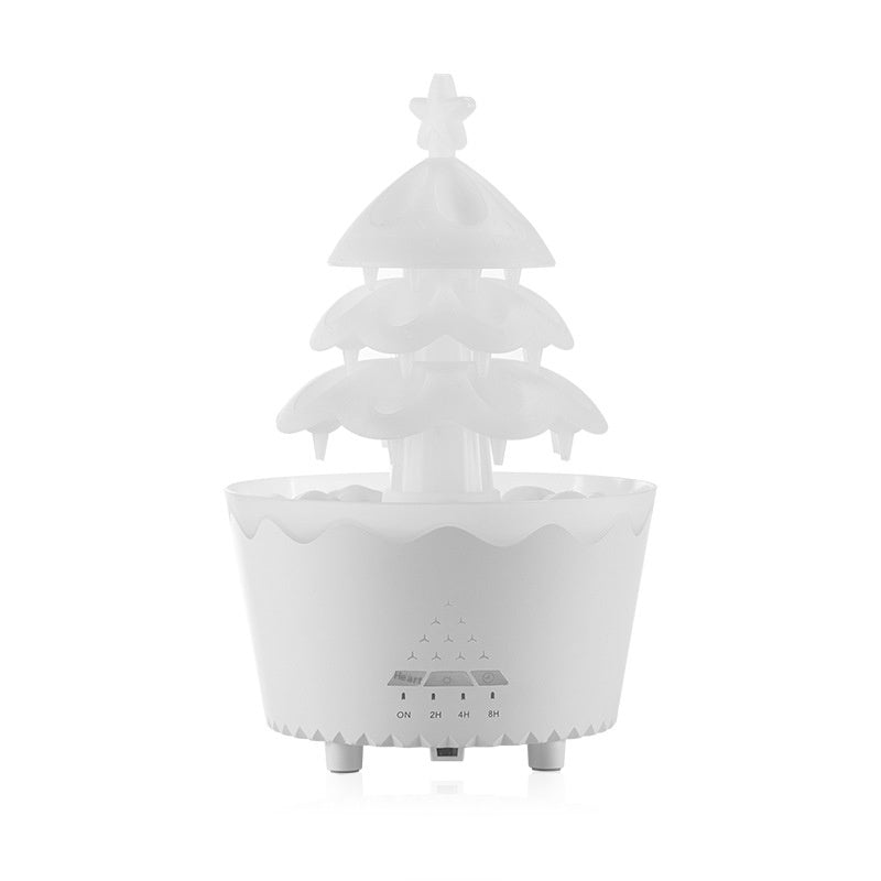 Stille aroma diffuser met timer, afstandsbediening en warm goudlicht