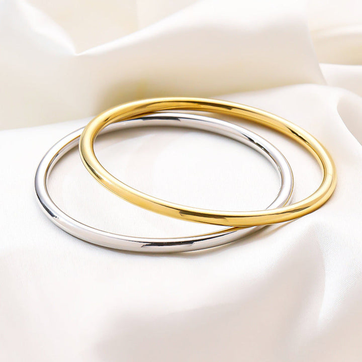 Stainless Steel Bracelet Traditional Polished Surface Bangle