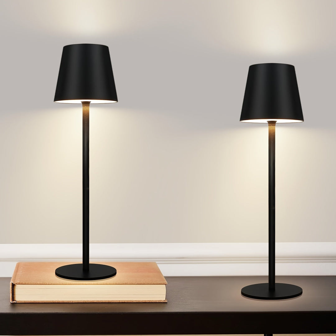 Draagbare oplaadbare LED-tafellamp met touchbediening