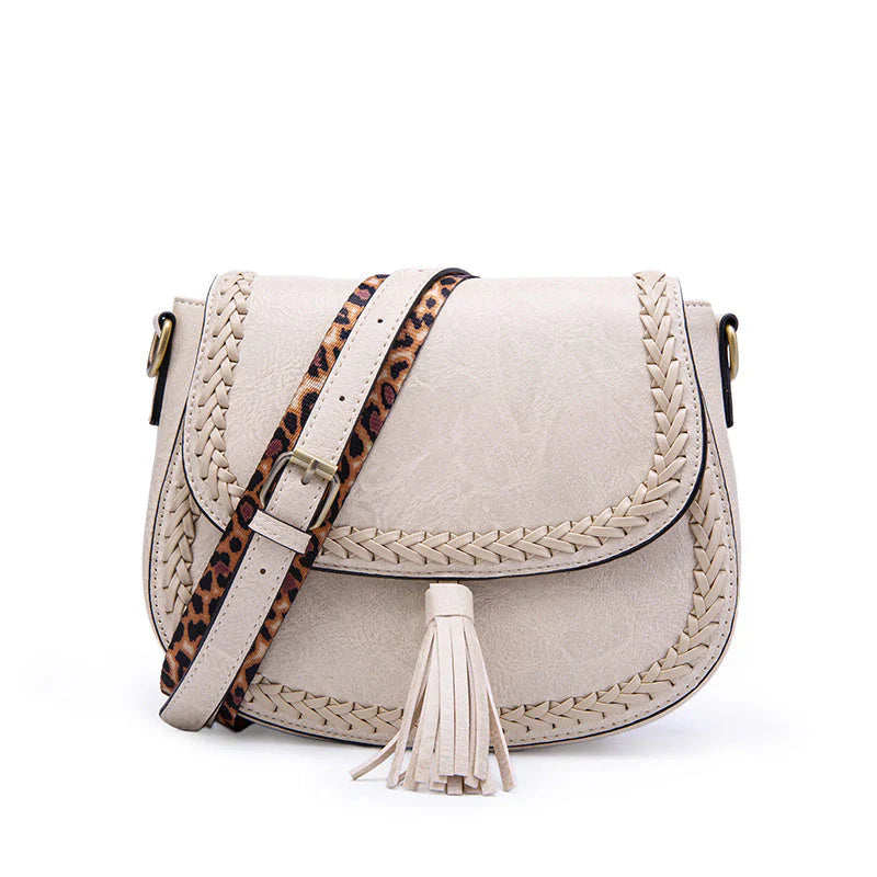 Remedios – Kleine Dames Schoudertas met Kwastdecoratie