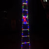 HolidayBright - LED Kerstladder met Santa Decoratie voor Buiten - 3 Meter