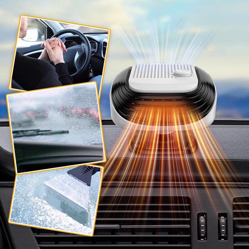 Compacte autokachel met 360° draaibaar en snelle warmte