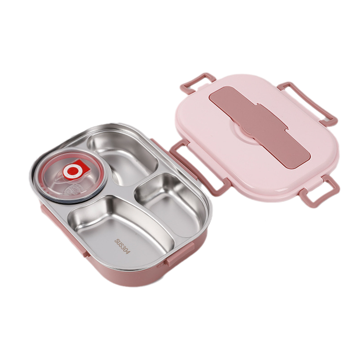 WarmBox - Thermische Bento Lunchbox van Roestvrij Staal met Compartimenten