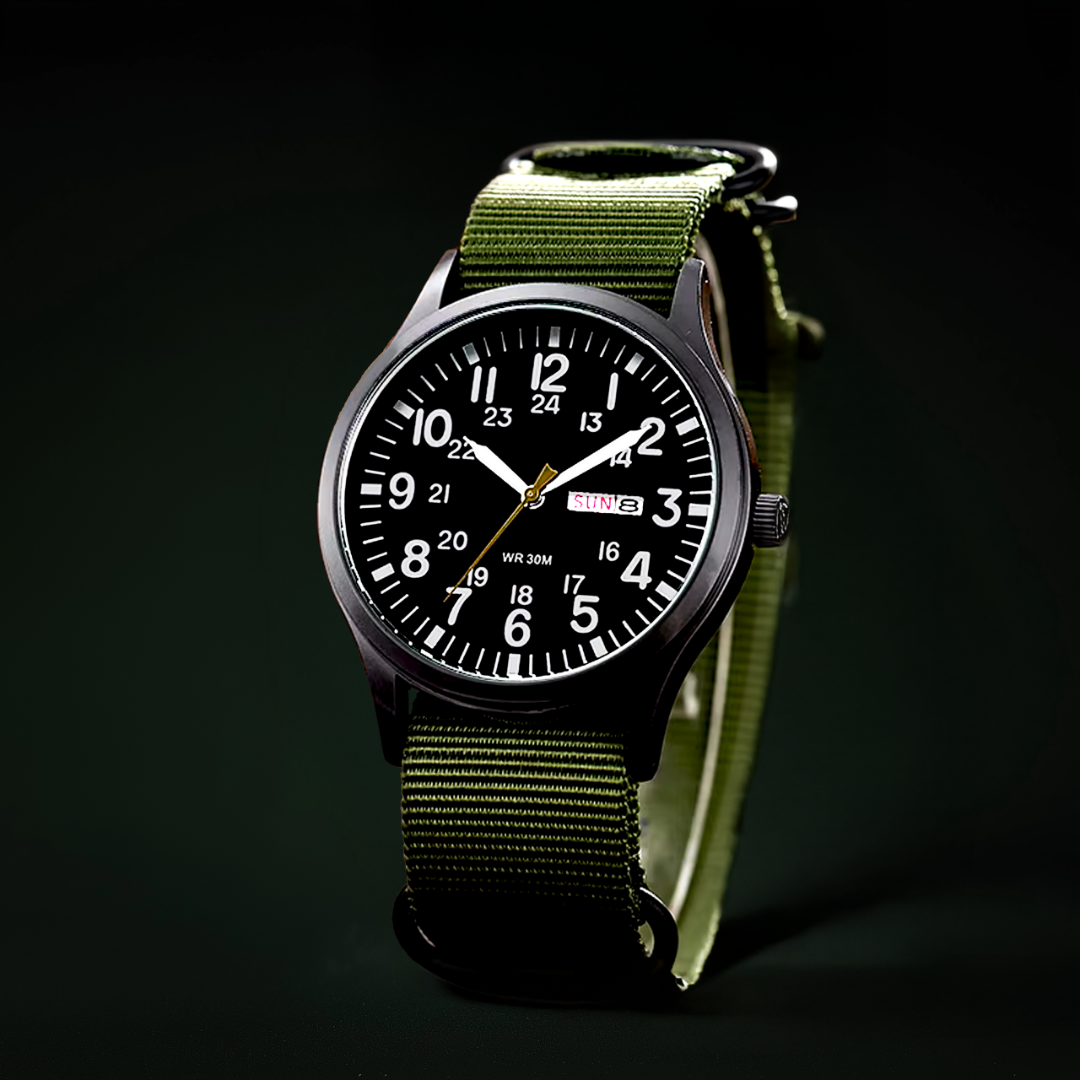 Herenhorloge Outdoor – Waterdicht 100m, Krasbestendig Saffierglas