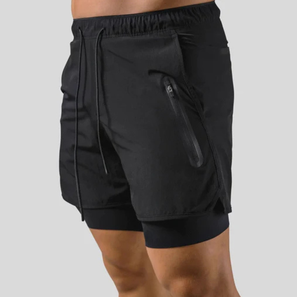2-in-1 sportbroek voor heren