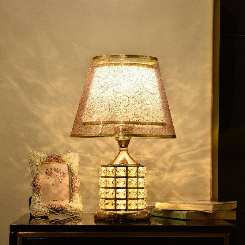 LumiLux - Elegante Kristallen Tafellamp met Dimbare LED Verlichting