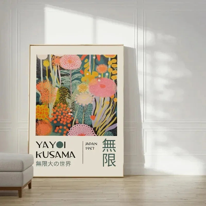 Levendige wanddecoratie met Japanse inspiratie