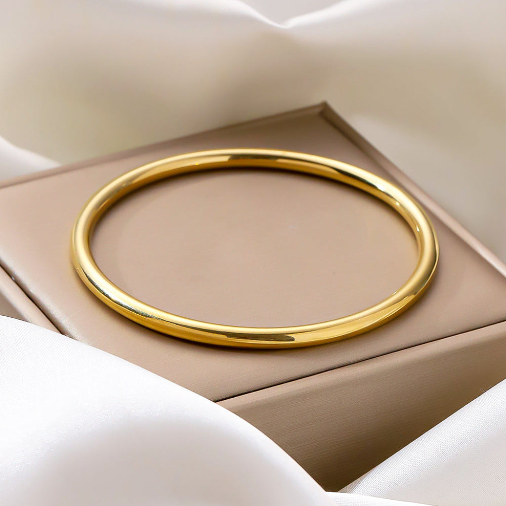 Stainless Steel Bracelet Traditional Polished Surface Bangle