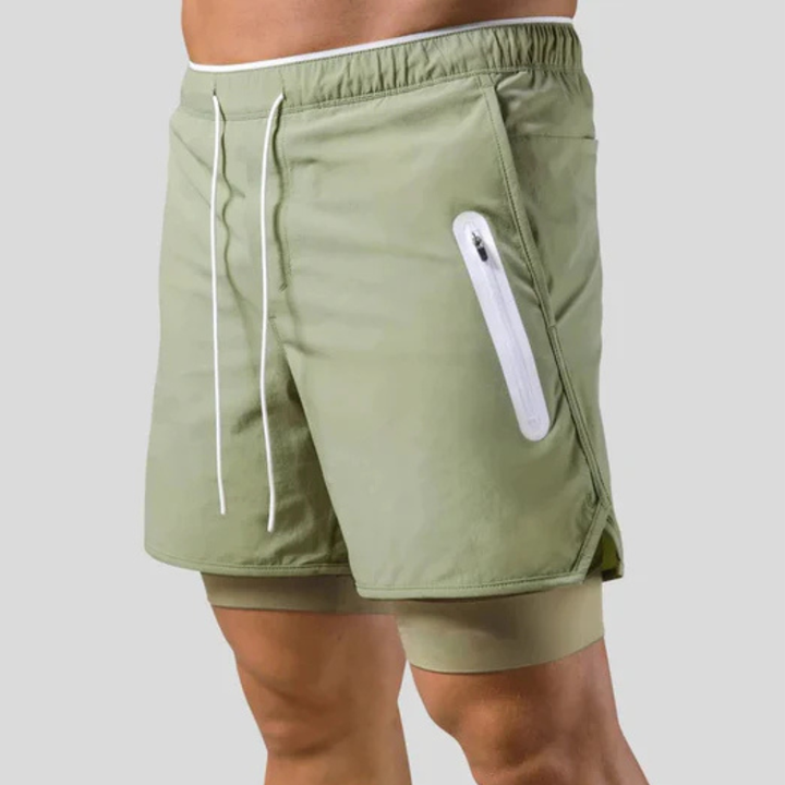 2-in-1 sportbroek voor heren