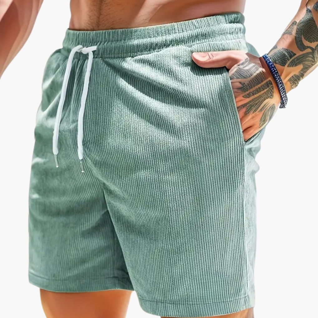 Corduroy shorts voor heren – casual zomerstijl
