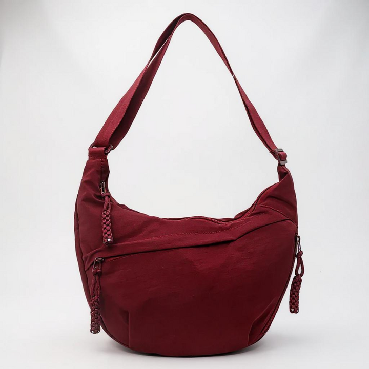 Bordeauxrode schoudertas – Elegante crossbodytas voor elke dag