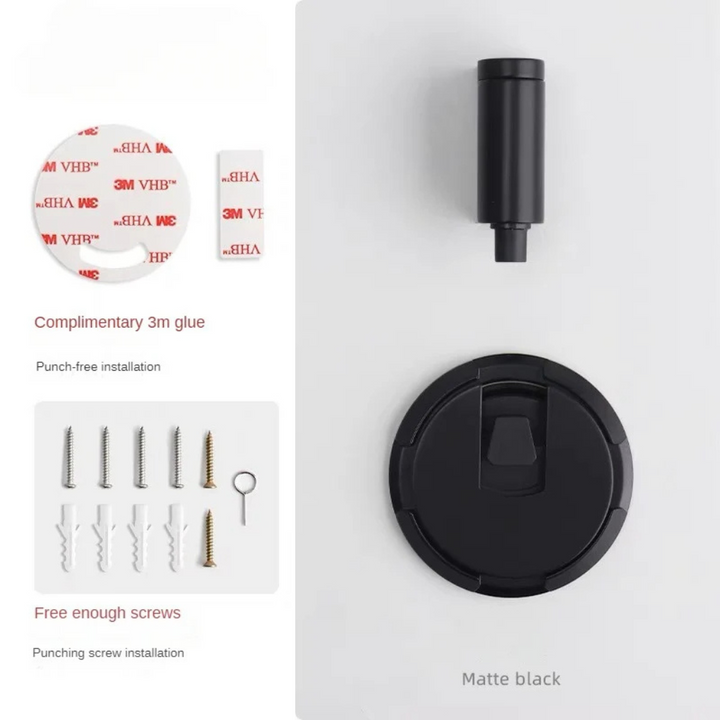 Magnetische deurstopper voor vloermontage zonder boren