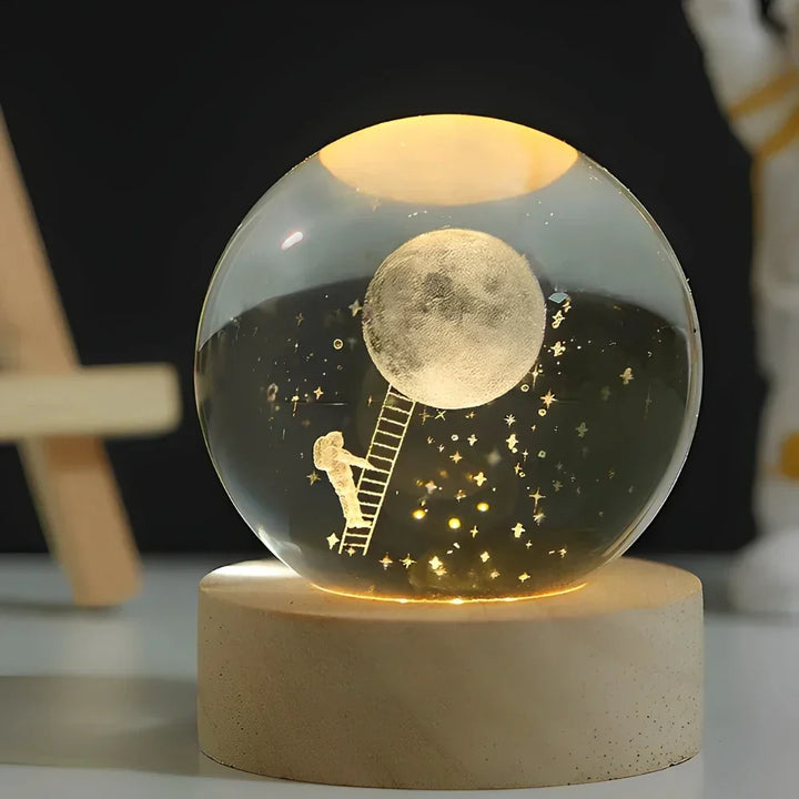 3D hemellichaam-planeet nachtlampje, USB-LED-lamp