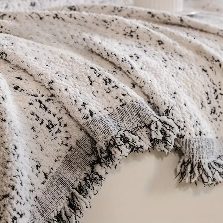 Nordic Speckle bankbeschermer, omkeerbare boho bankhoes