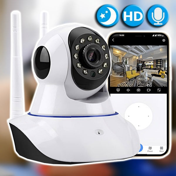 Draadloze IP Beveiligingscamera met Wifi & Tweeweg Audio