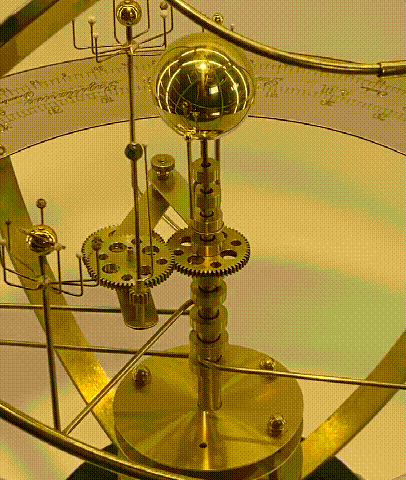 Groot planetarium-model van het zonnestelsel – Gedetailleerde weergave van de planeten