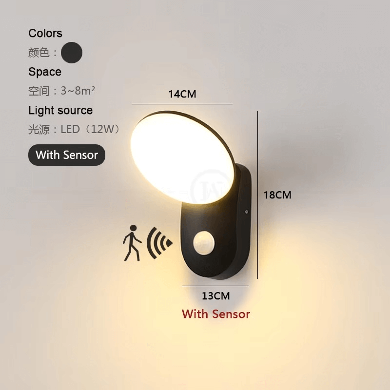 Slimme LED-wandlamp met Bewegingssensor
