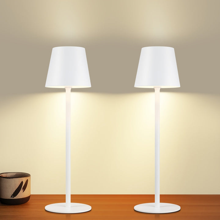 Draagbare oplaadbare LED-tafellamp met touchbediening
