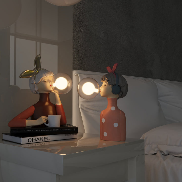 LumiCraft - Handgemaakte Tafellamp met Zacht Diffuus Licht voor Moderne Scandinavische Interieurs