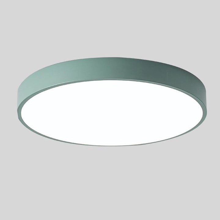 Dunne ronde plafondlamp, modern minimalistisch licht voor je huis