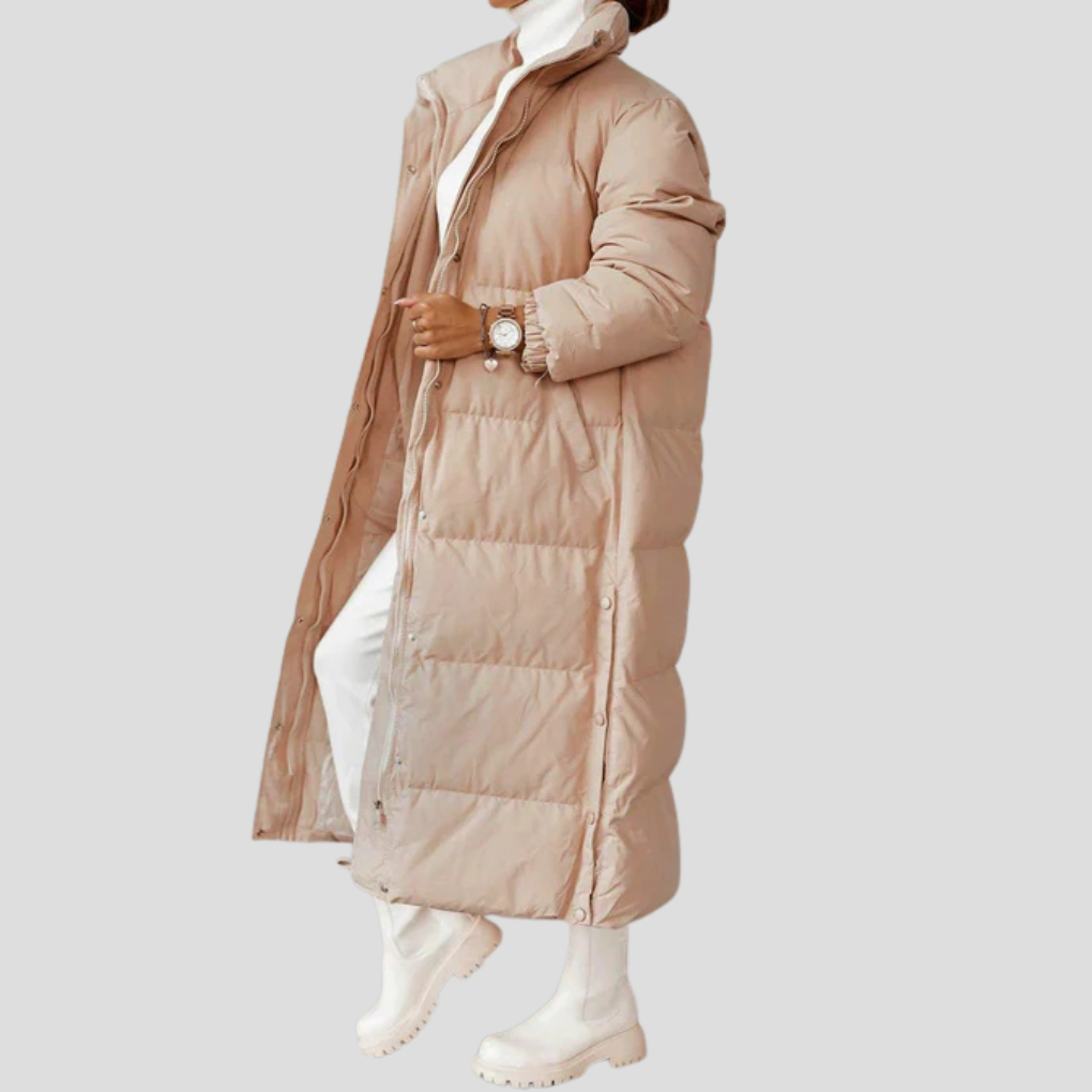 Lange winterjas voor dames
