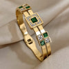 Elegante gouden armband met verfijnde details