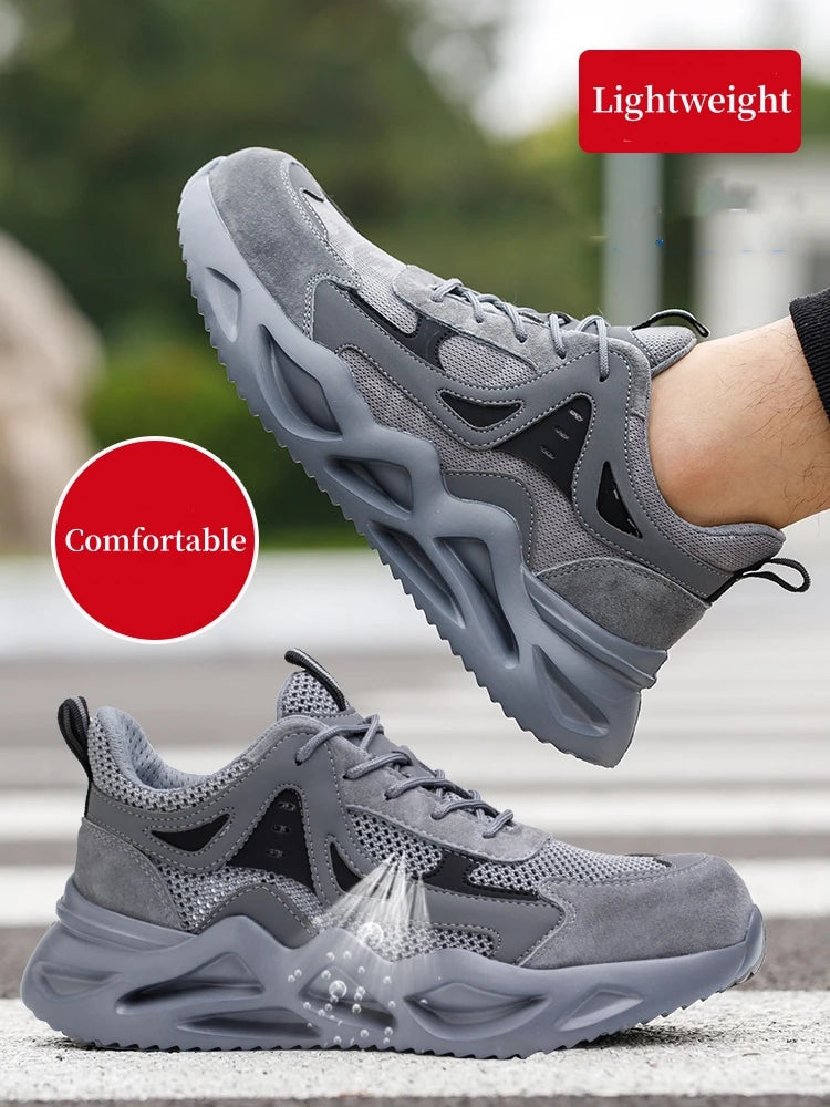 PowerStep - Lichtgewicht Veiligheidsschoenen Voor Heren | Anti-schok Werkschoenen