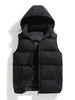 Slijtvaste gewatteerde herenbodywarmer met capuchon – Leonardo