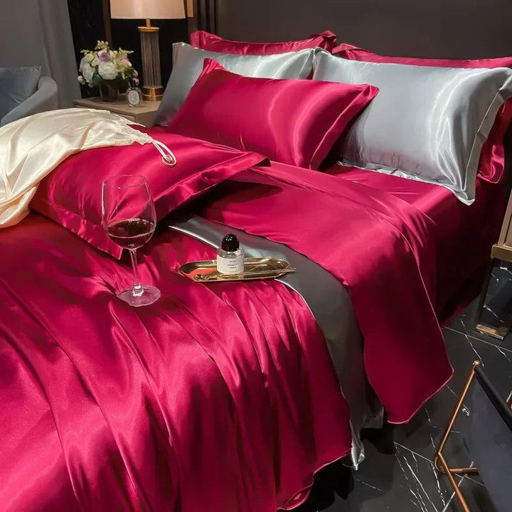 SilkLoom - Luxueus Zijde Beddengoed Set van 100% Pure Zijde Voor Ultiem Slaapcomfort