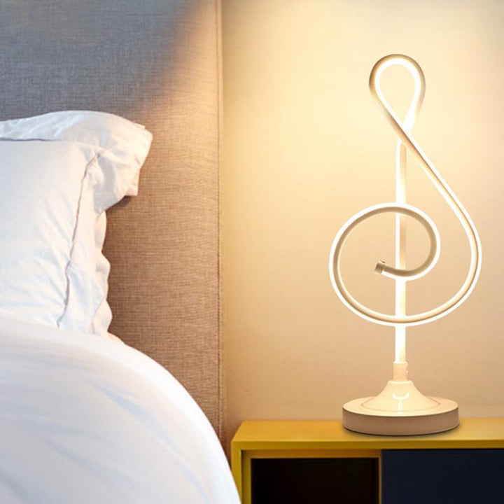 LumiNote - Handgemaakte Muzikale LED Lamp met Elegant Design & Verstelbaar Licht