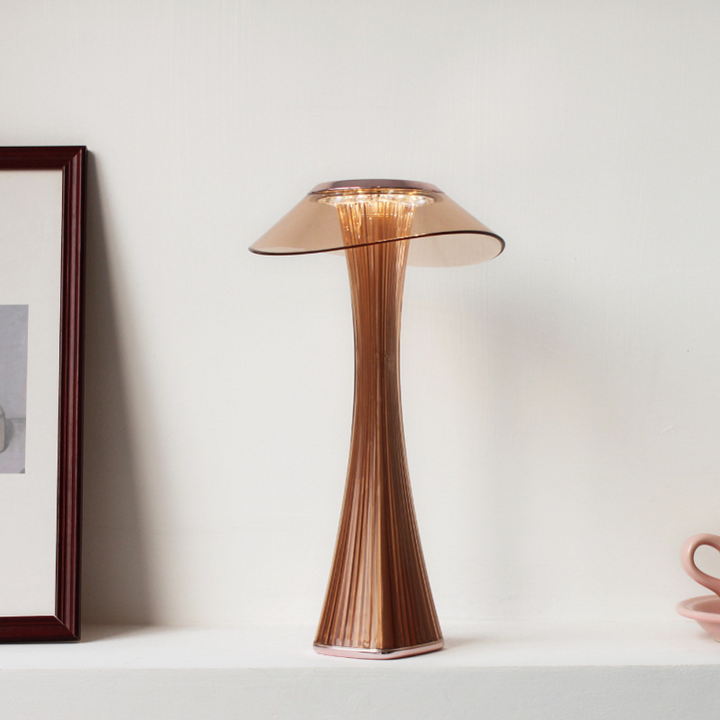 GlowLux - Dimbare LED Tafellamp Met USB-C Oplaadfunctie Voor Luxe Interieur