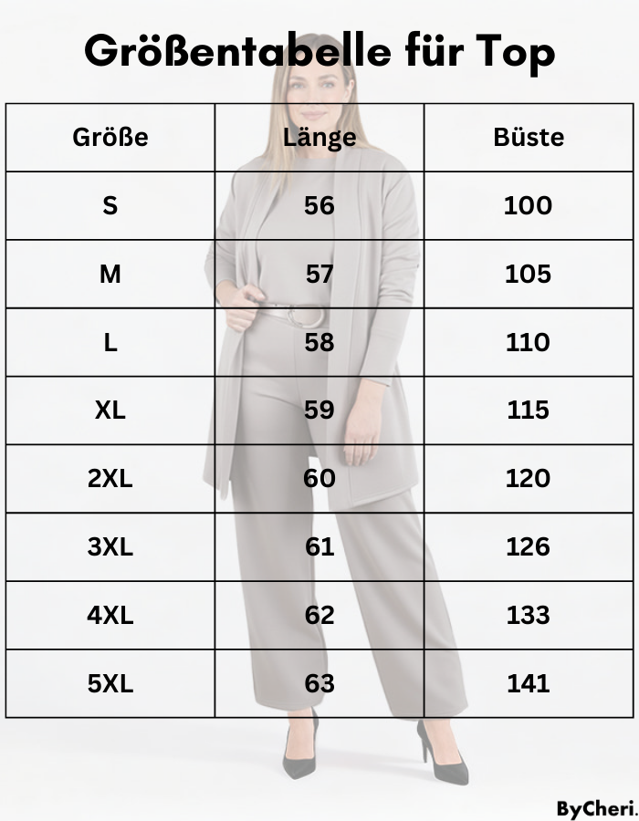 Driedelige comfortset: vest, top en broek