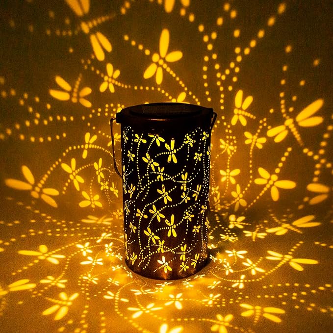 LumiLibel - Solar Libelle Lantaarn Voor Sfeervolle Tuinverlichting