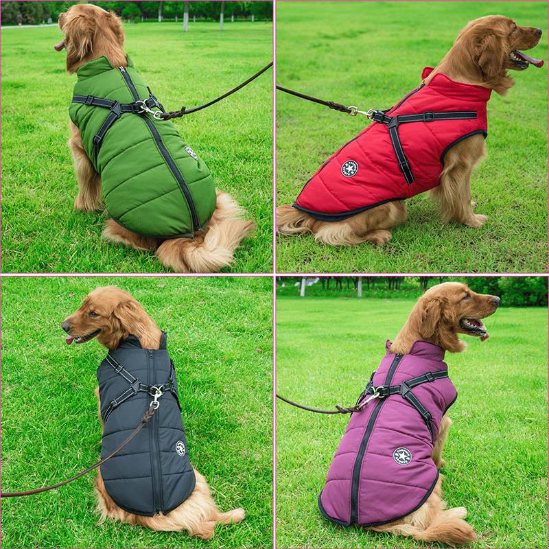 PupGuard - Winterjas voor honden met tuigje