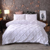 Elegante dekbedovertrekset met pintuck