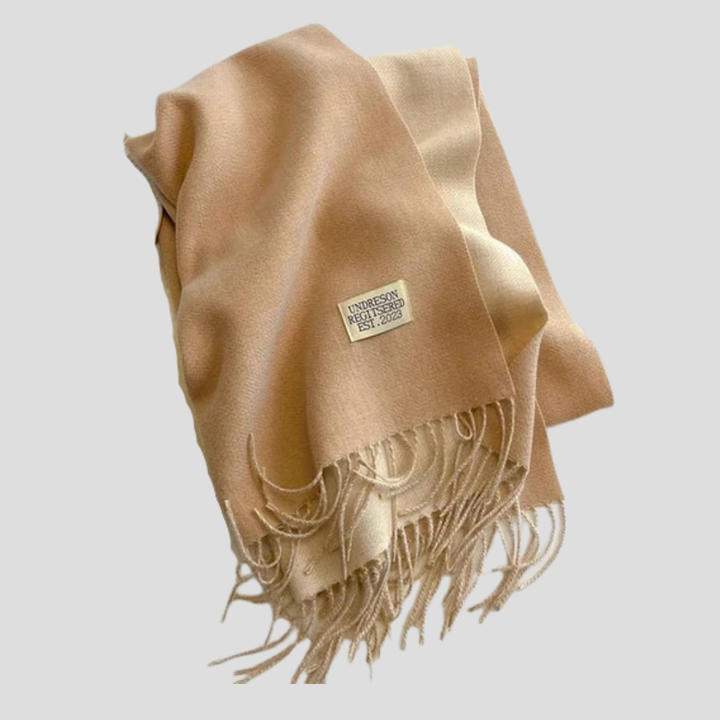 Wollen sjaal klassieke winterstijl