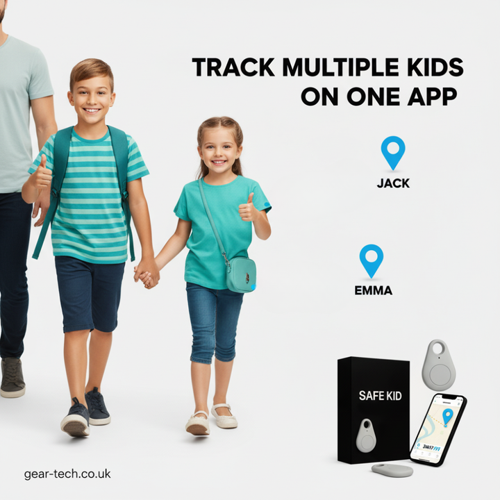 Locatietracker voor kinderen, realtime GPS & waterdicht ontwerp