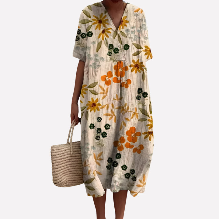 Bloemenjurk voor dames, zomerjurk